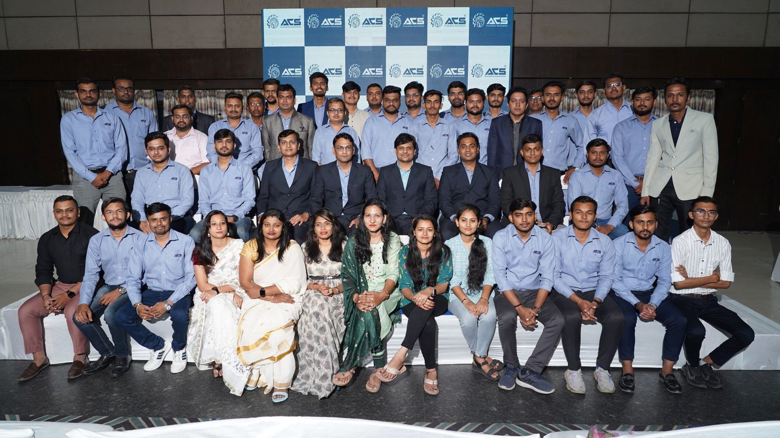ACS Engitech engineering team at a company gathering