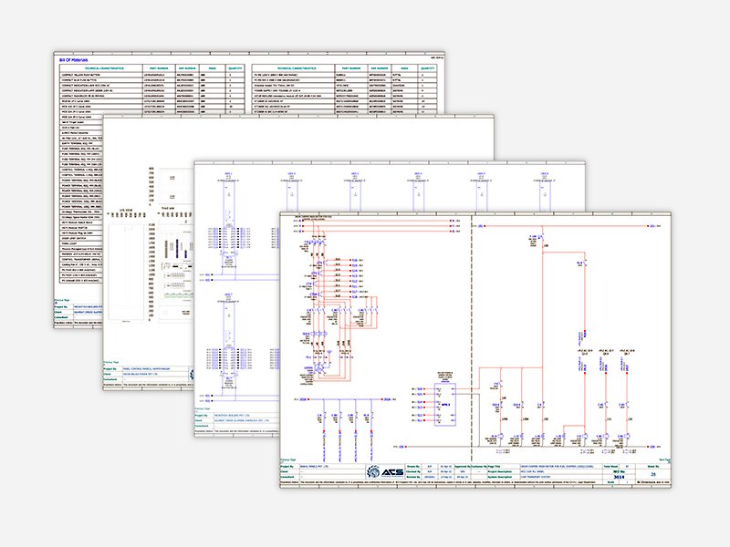 ACS engineering drawings